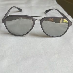 PRADA Linea Rosa SPS-05R 58 17 135 K3 E 2BO UNISEX Pilot Grey rubber frames.Cool